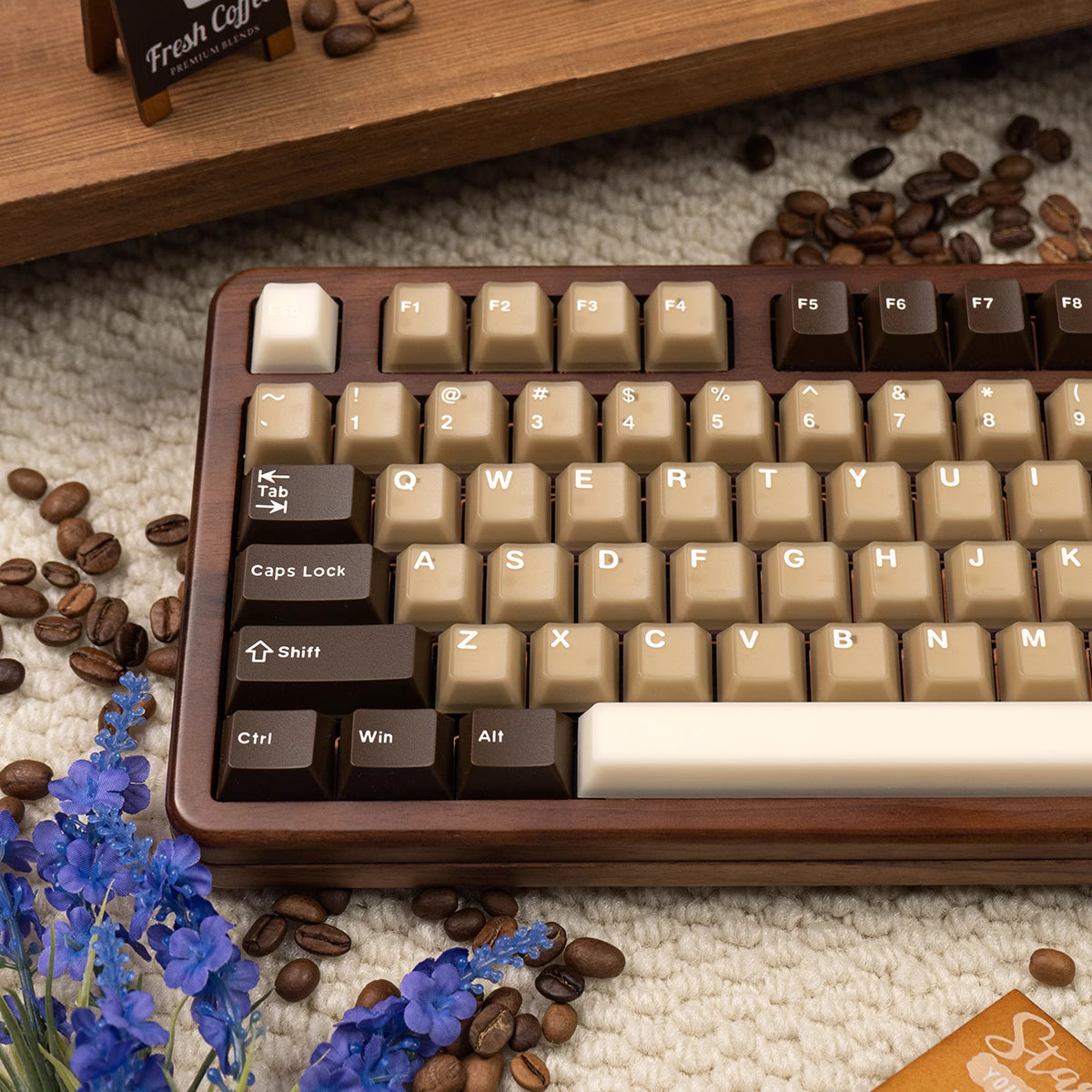 Coconut Latté Key Cap Set | Pre-order Coming Soon