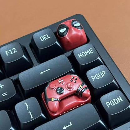 Dead Pool Artisan Key Cap Set of two