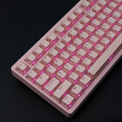 Peach Structure Key Cap Set