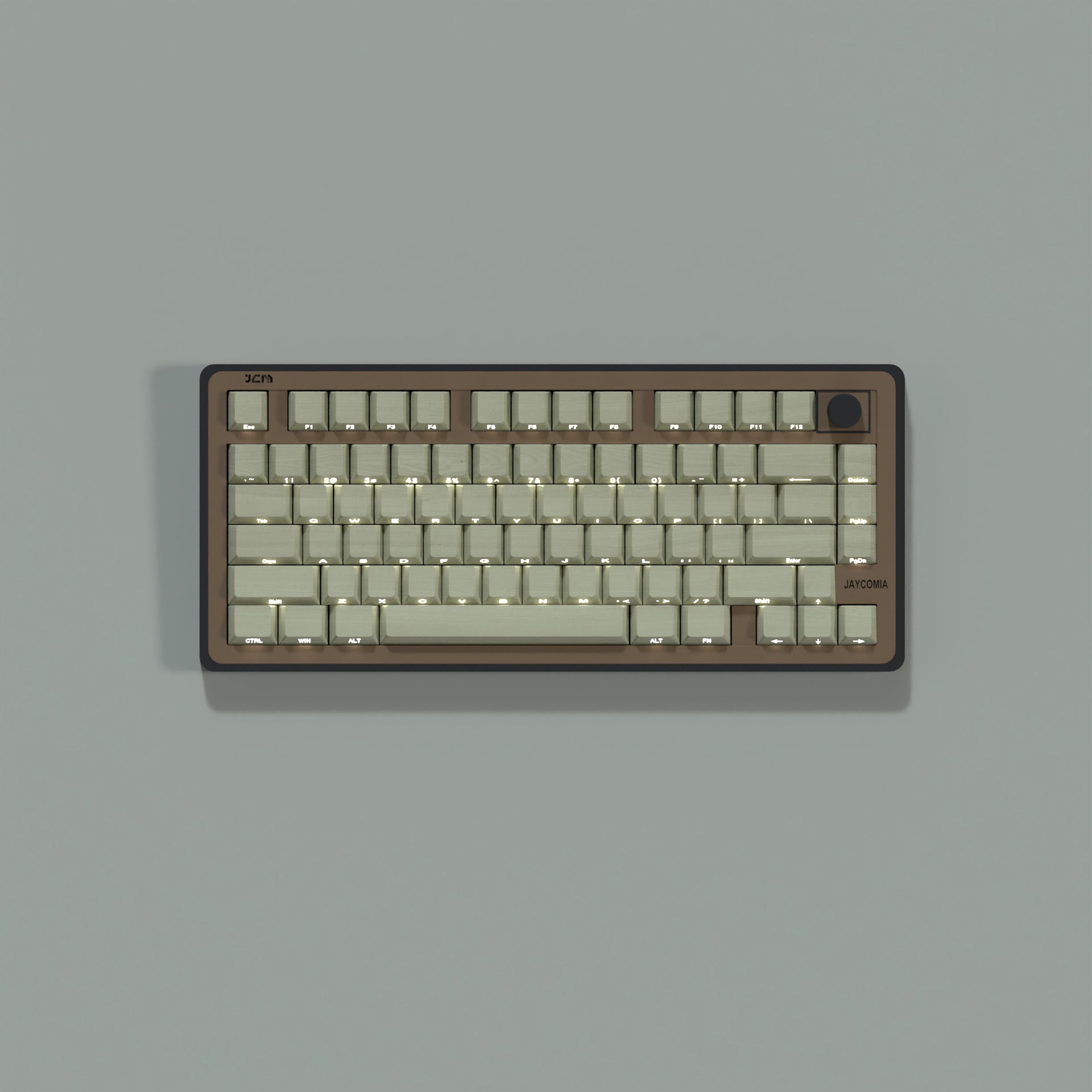 Wooden Grey Key Cap Set