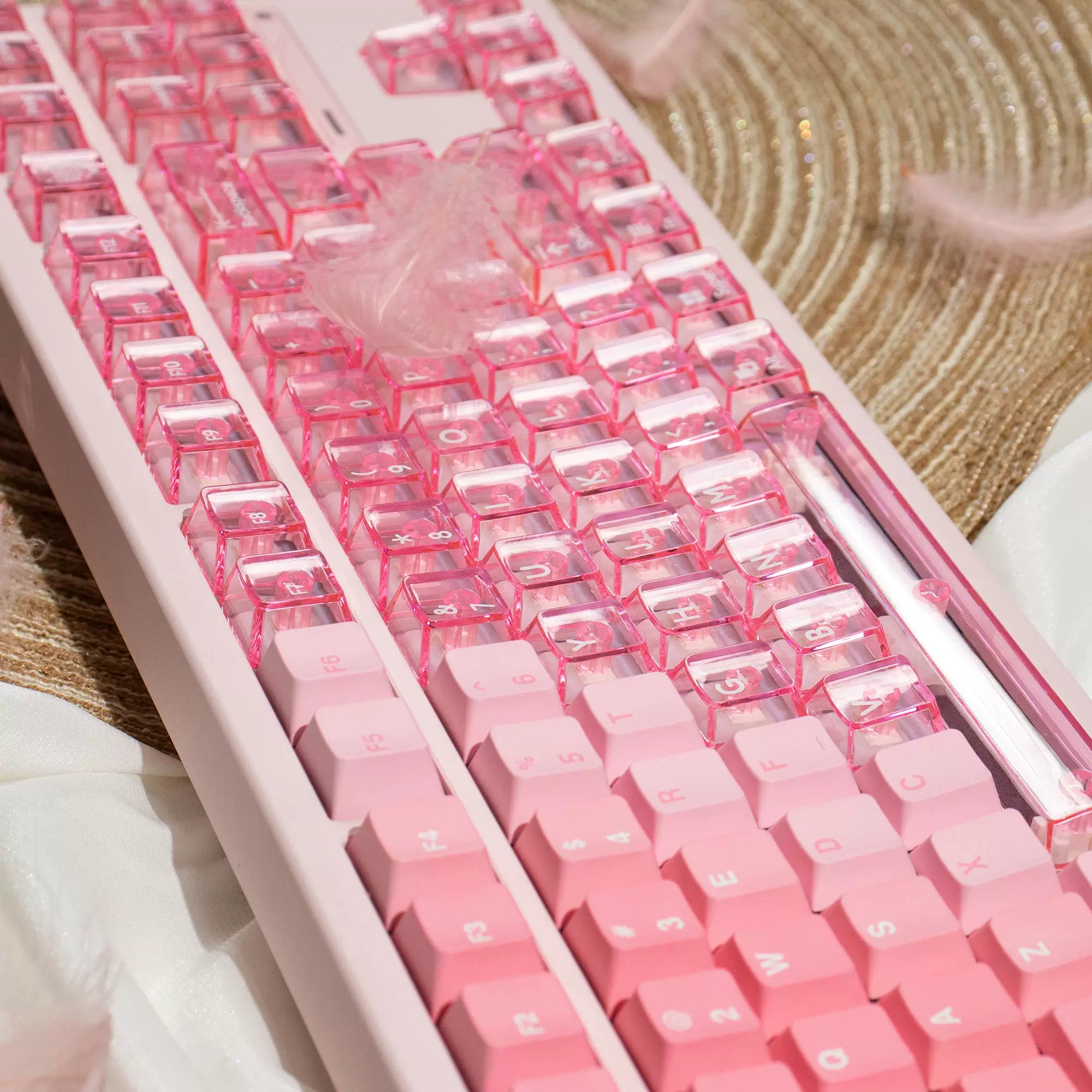 Cherry Blossom Key Cap Set - 35 PBT for free