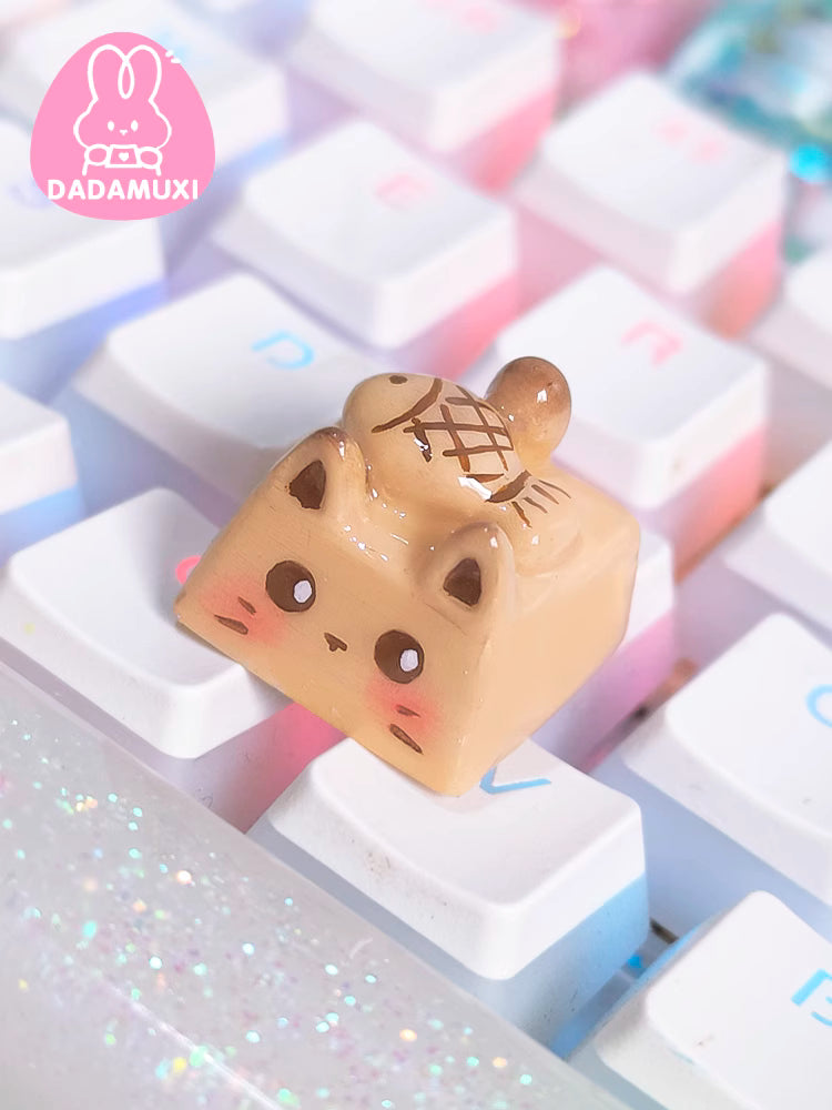Fishcake Cat Artisan Key Cap