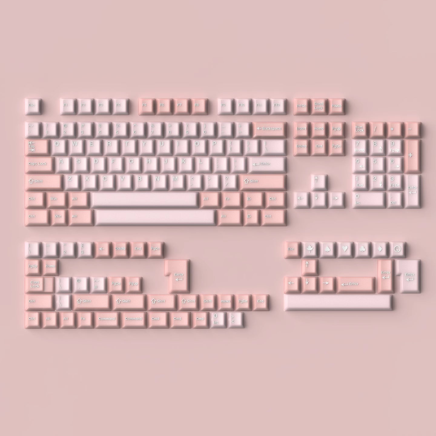 Rose Macaron Key Cap Set | Pre-order Coming Soon