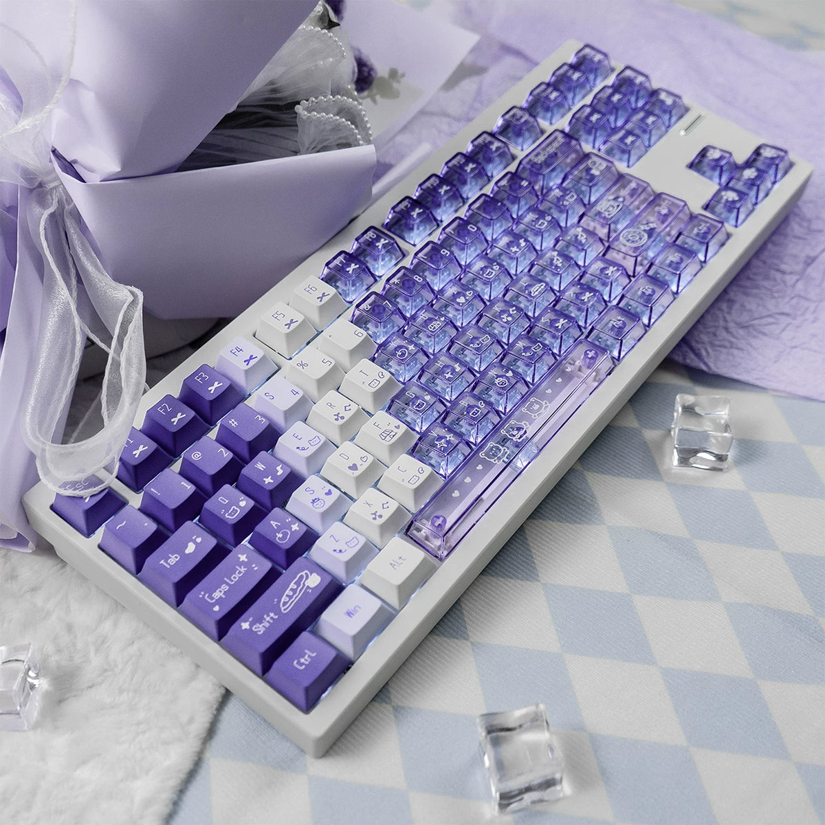 Winter Plum Key Cap Set