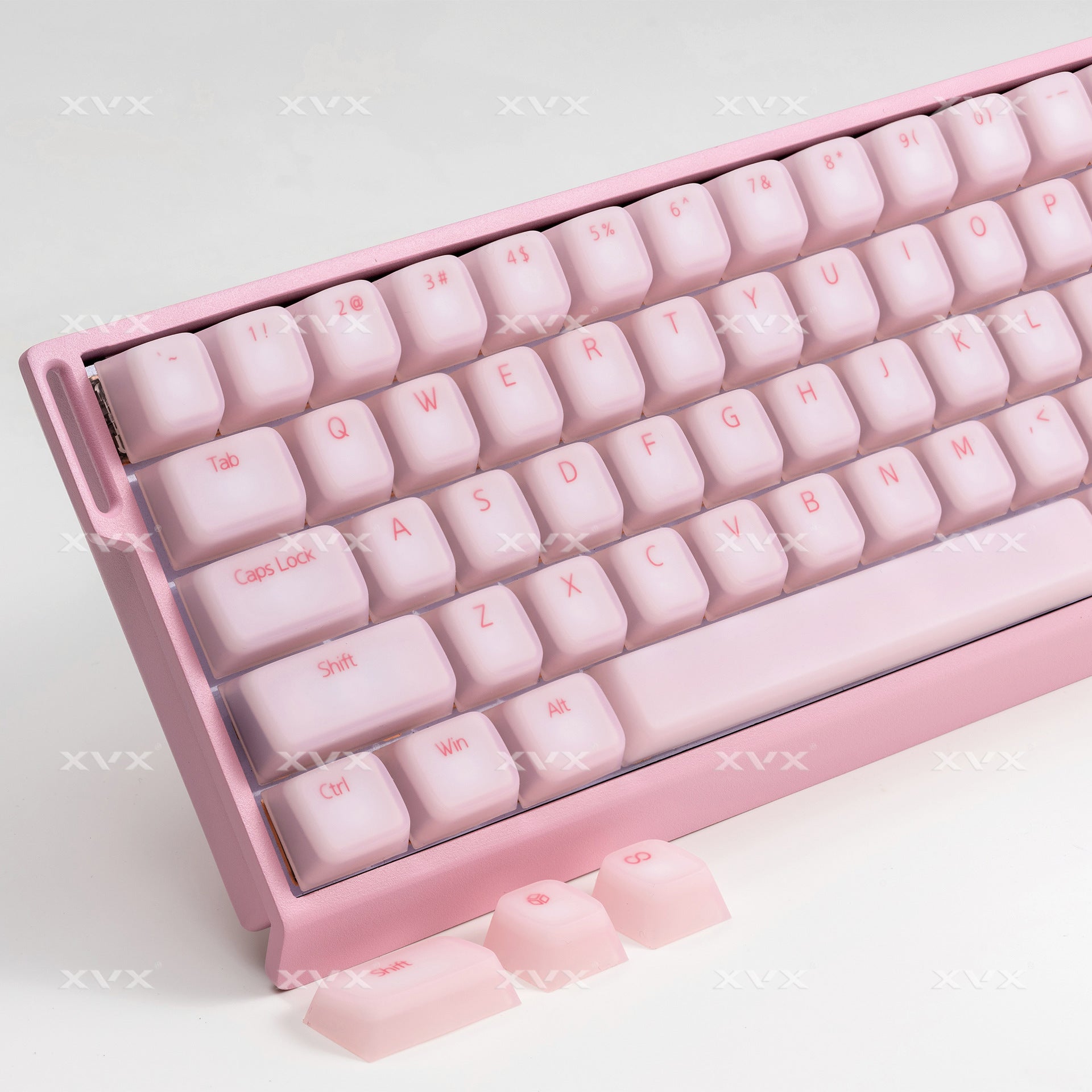 Soft Strawberry Pudding Key Cap Sets