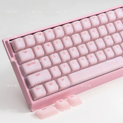 Soft Strawberry Pudding Key Cap Sets