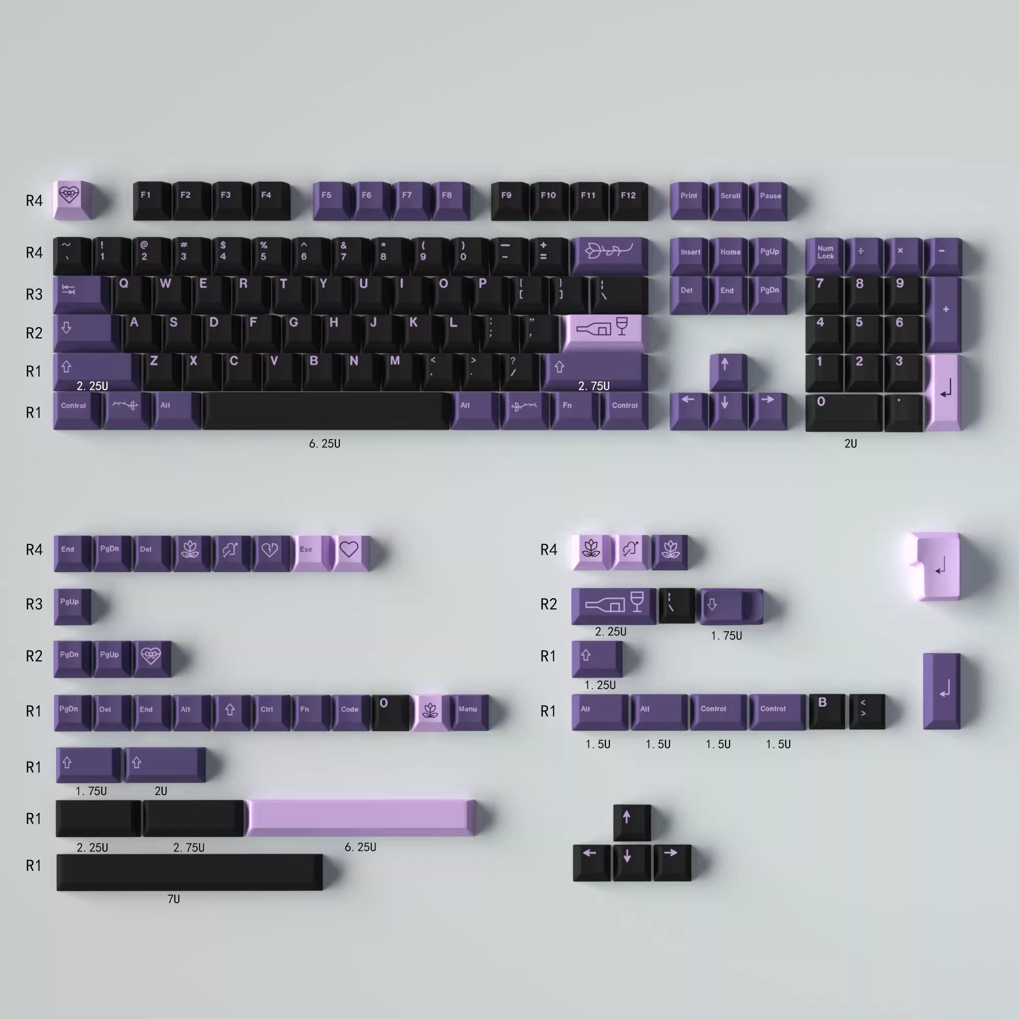 Frist Love Letter Key Cap Set