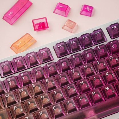 Tromsø Key Cap Set - Translucent Gradient