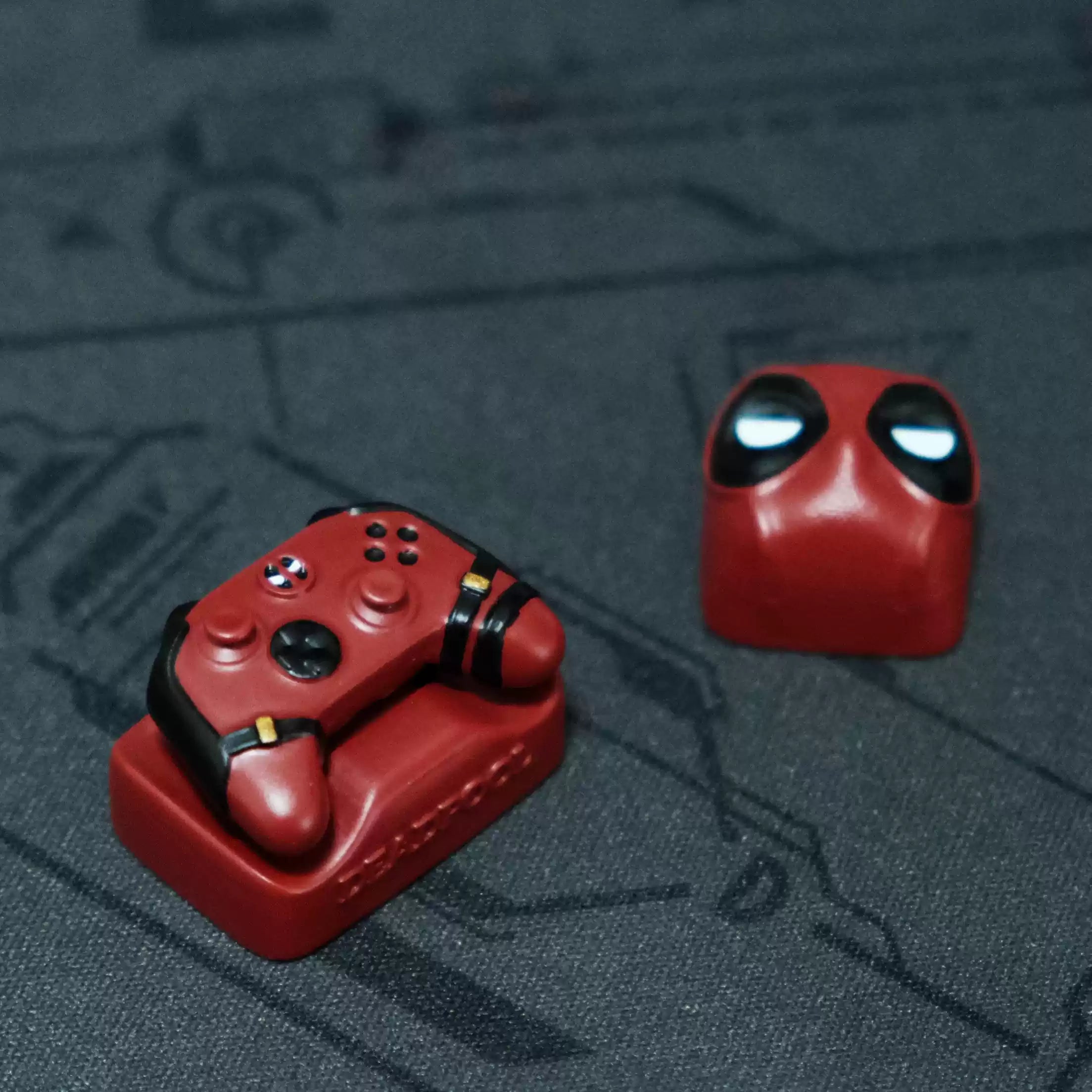 Dead Pool Artisan Key Cap Set of two