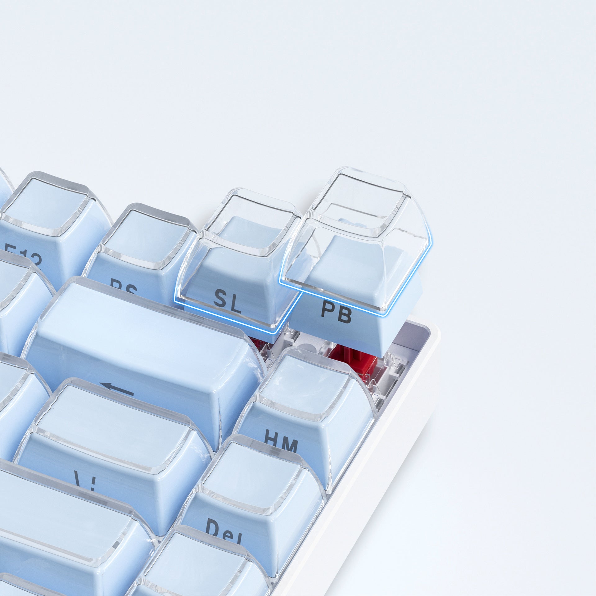 Blue Jelly Key Cap Sets