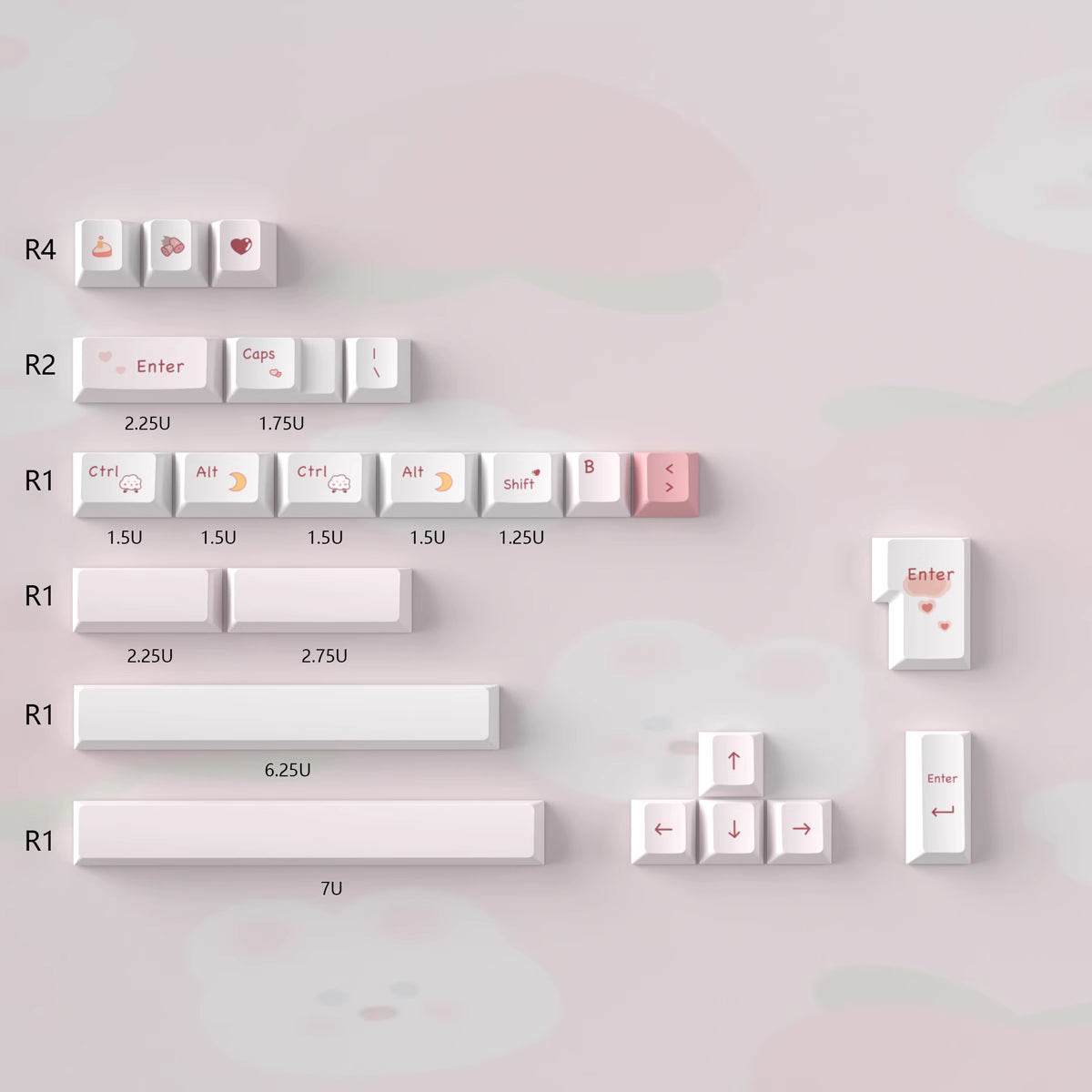Love you 3000 Key Cap Set | Pre-order Coming Soon