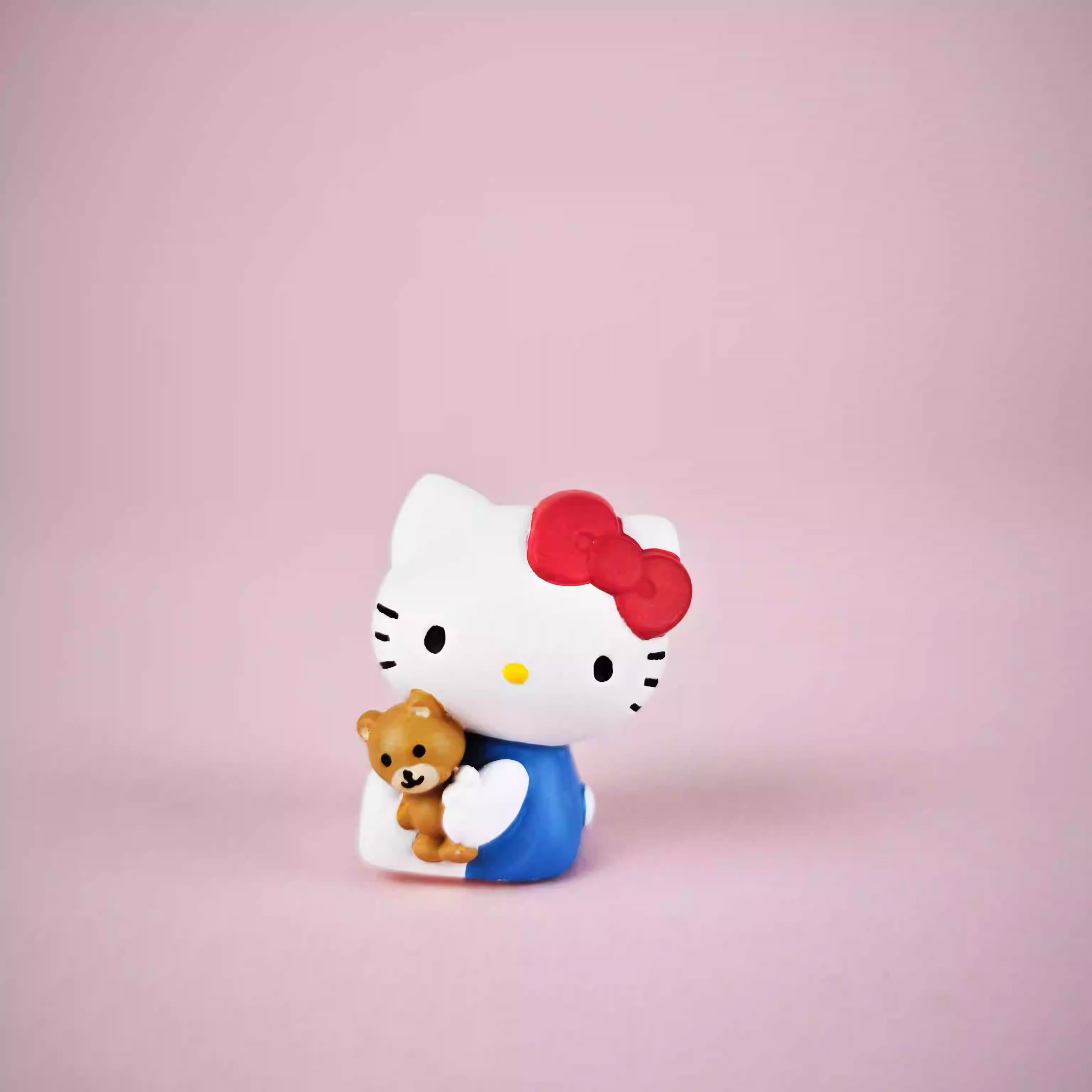 Kitty with Bear Artisan Key Cap