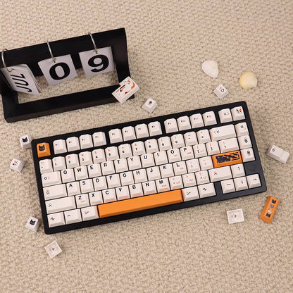 Orange Cat Key Cap Set