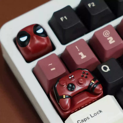 Dead Pool Artisan Key Cap Set of two