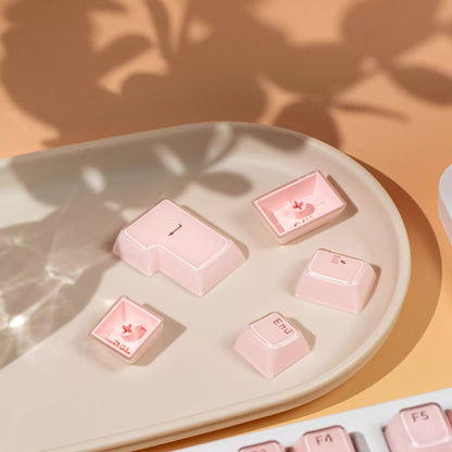 Pink Jelly Key Cap Set