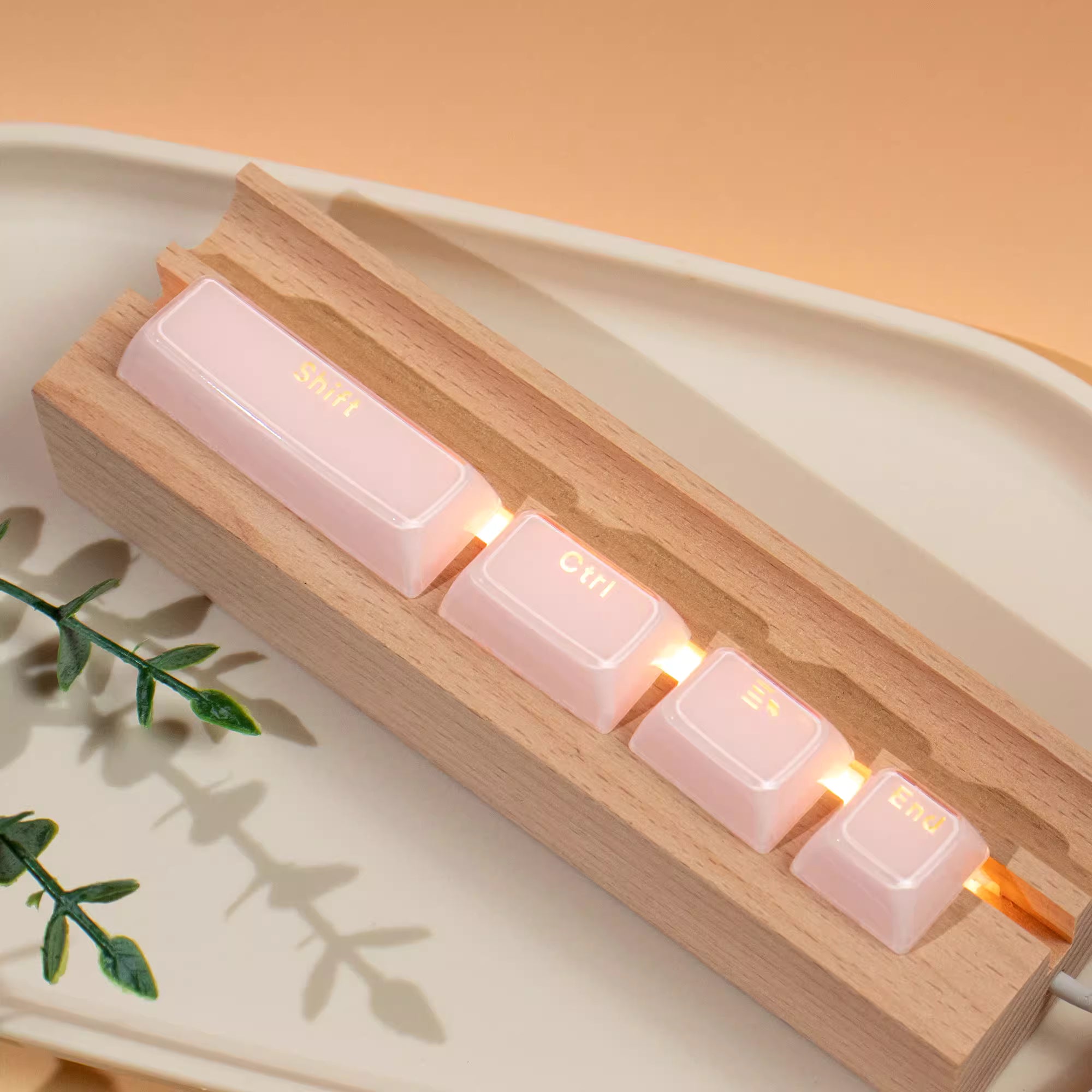 Pink Jelly Key Cap Set