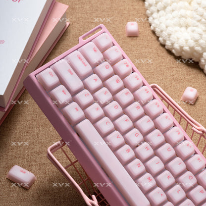 Soft Strawberry Pudding Key Cap Sets