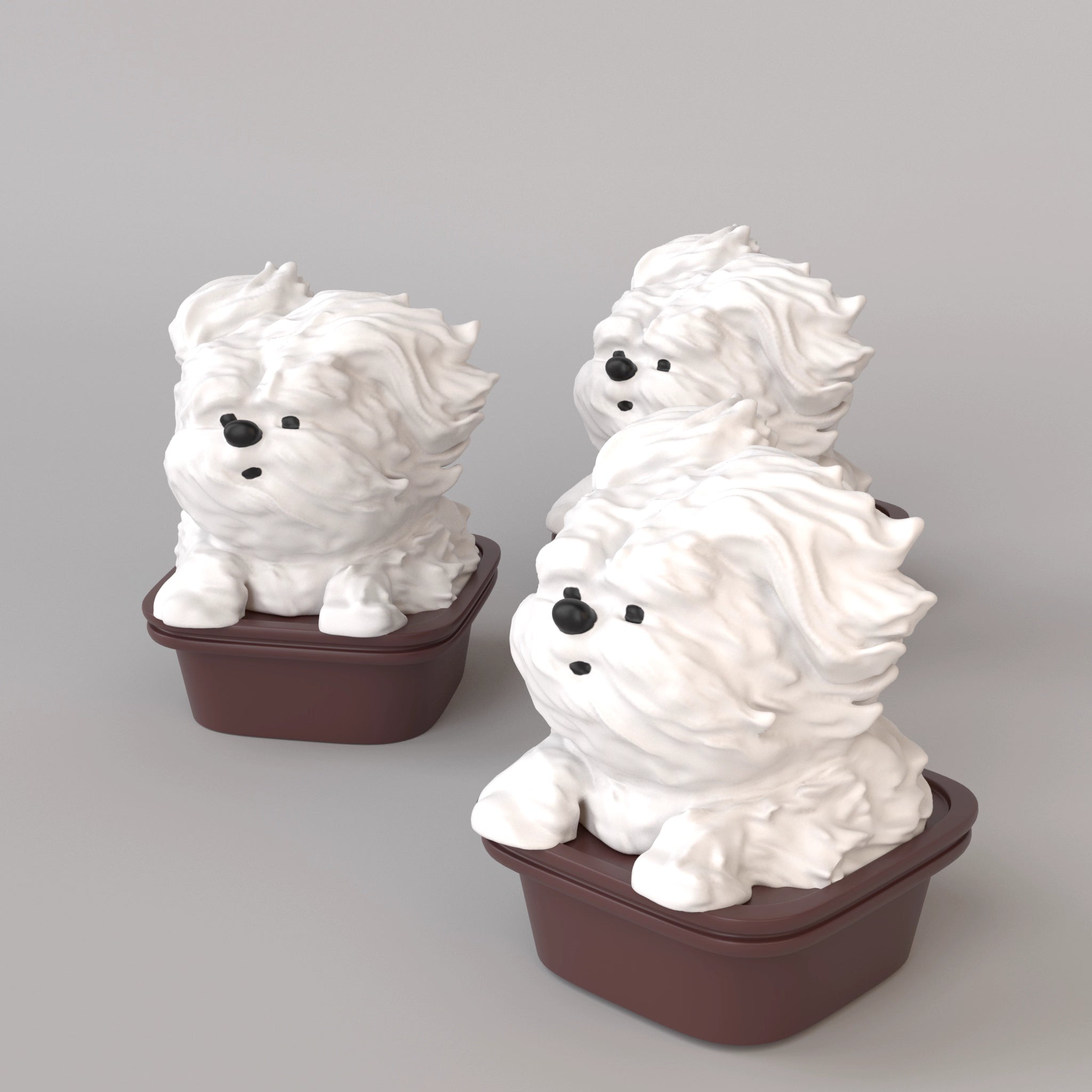 Wind Blow Doggy Key Cap