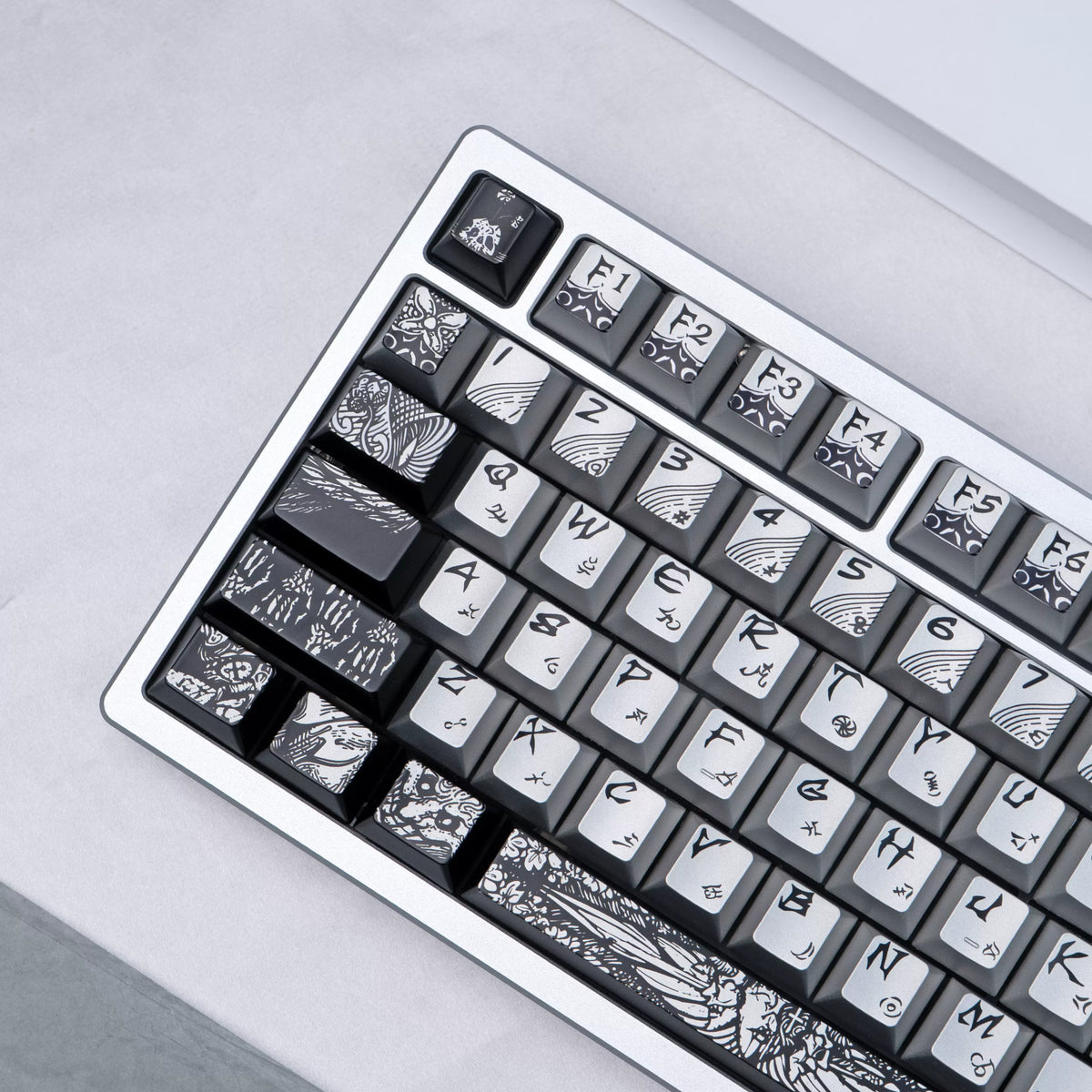 Dark Angel - Metallic Paint Key Cap Set