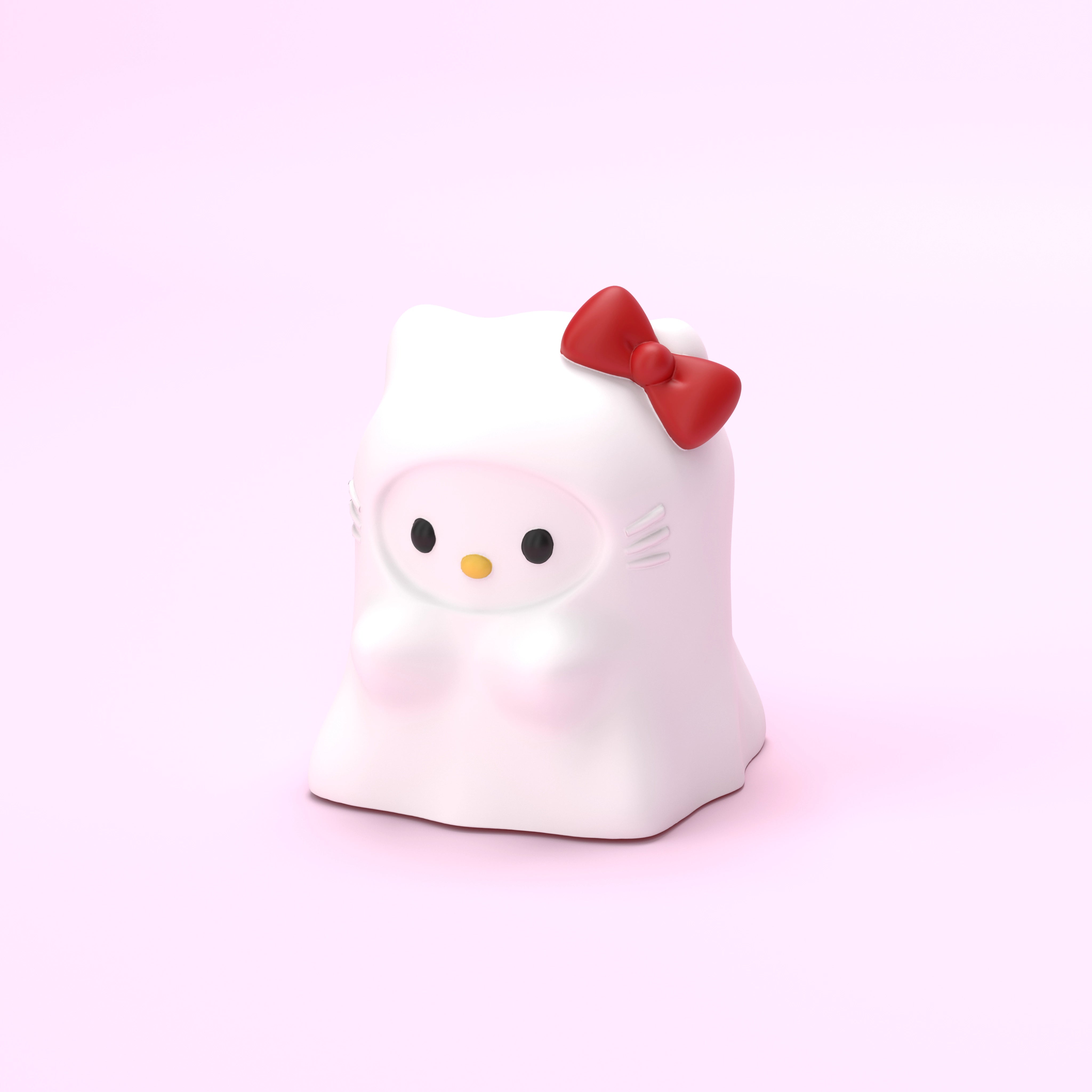 Ghost Kitty Artisan Key Cap