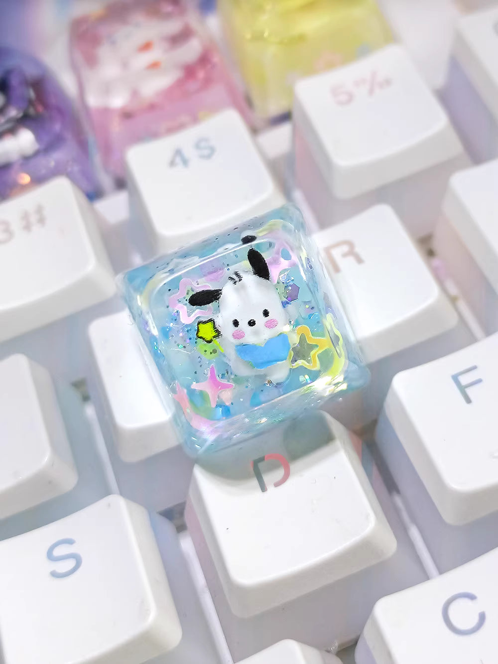 Pochacco Blue Artisan Key Cap