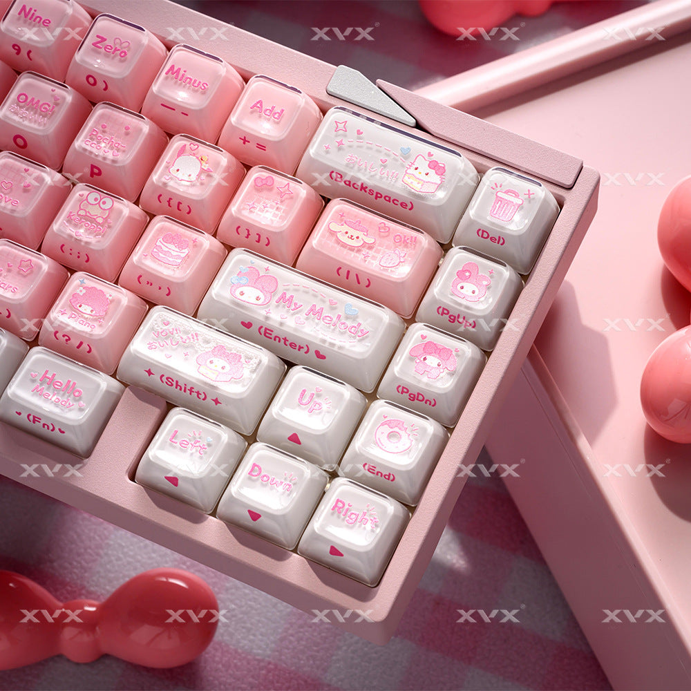 Crystal Melody Key Cap Set