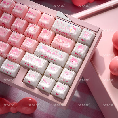 Crystal Melody Key Cap Set