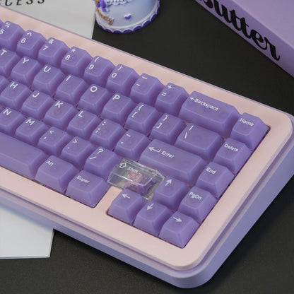 Lavender Mist Key Cap Set - 20 Transparent keys for free