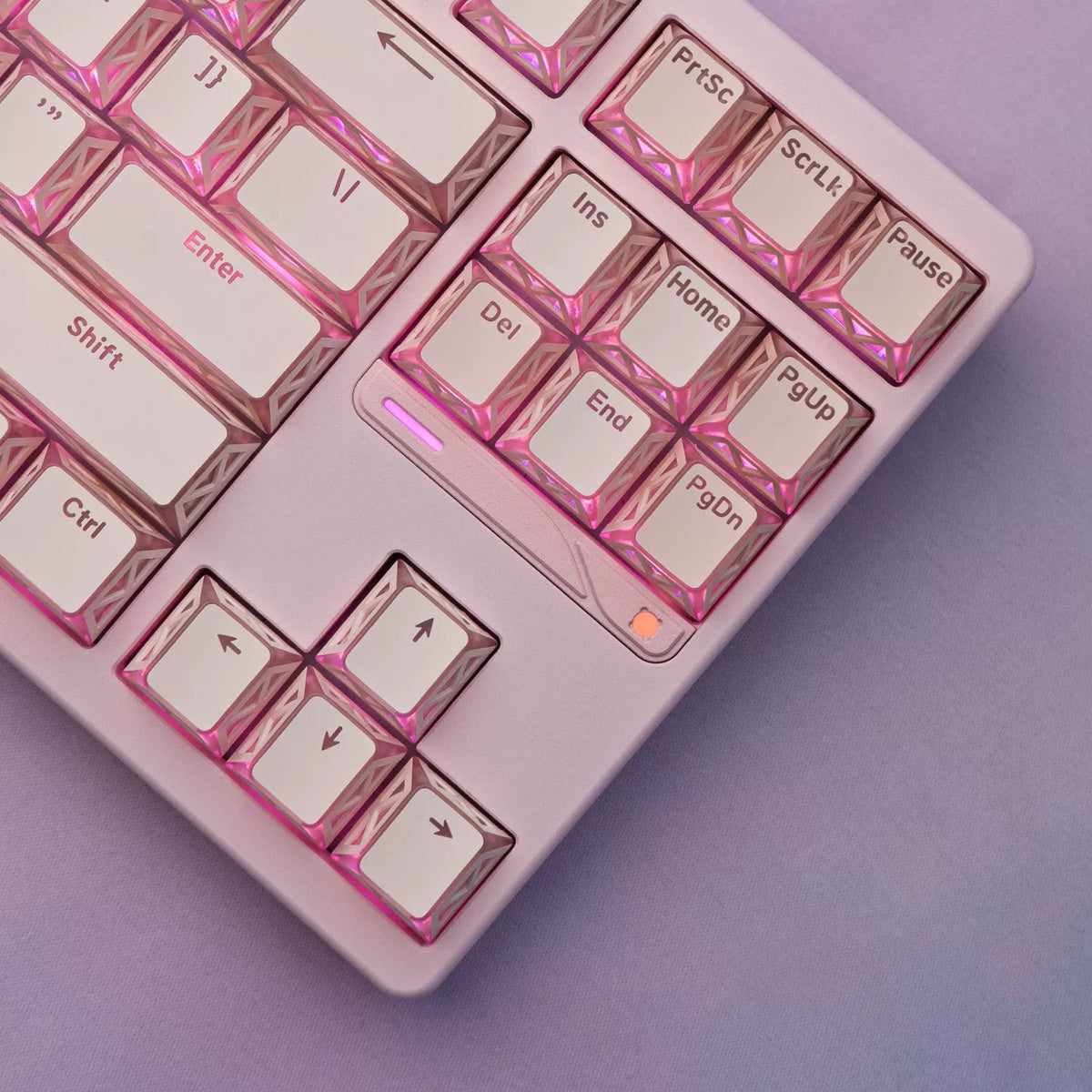 Peach Structure Key Cap Set