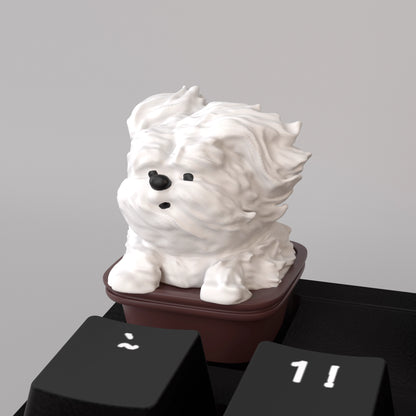 Wind Blow Doggy Key Cap