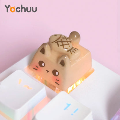 Fishcake Cat Artisan Key Cap