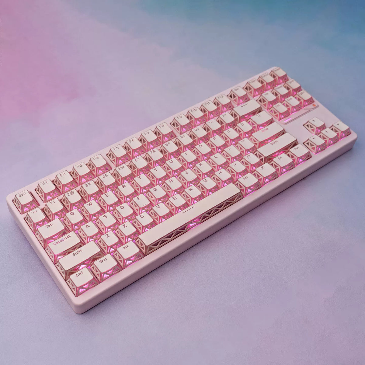 Peach Structure Key Cap Set