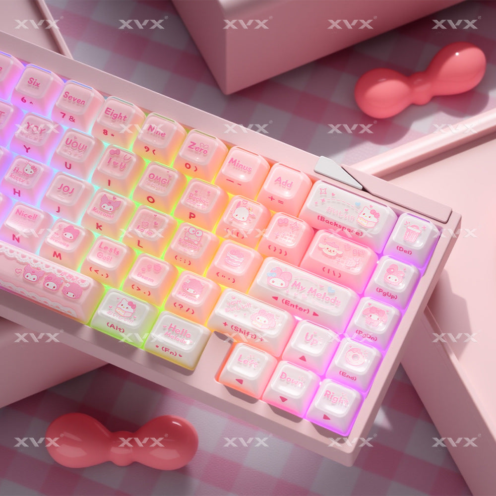 Crystal Melody Key Cap Set