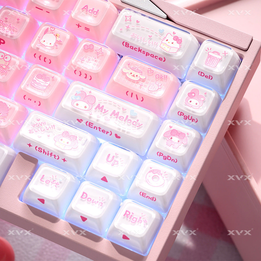 Crystal Melody Key Cap Set
