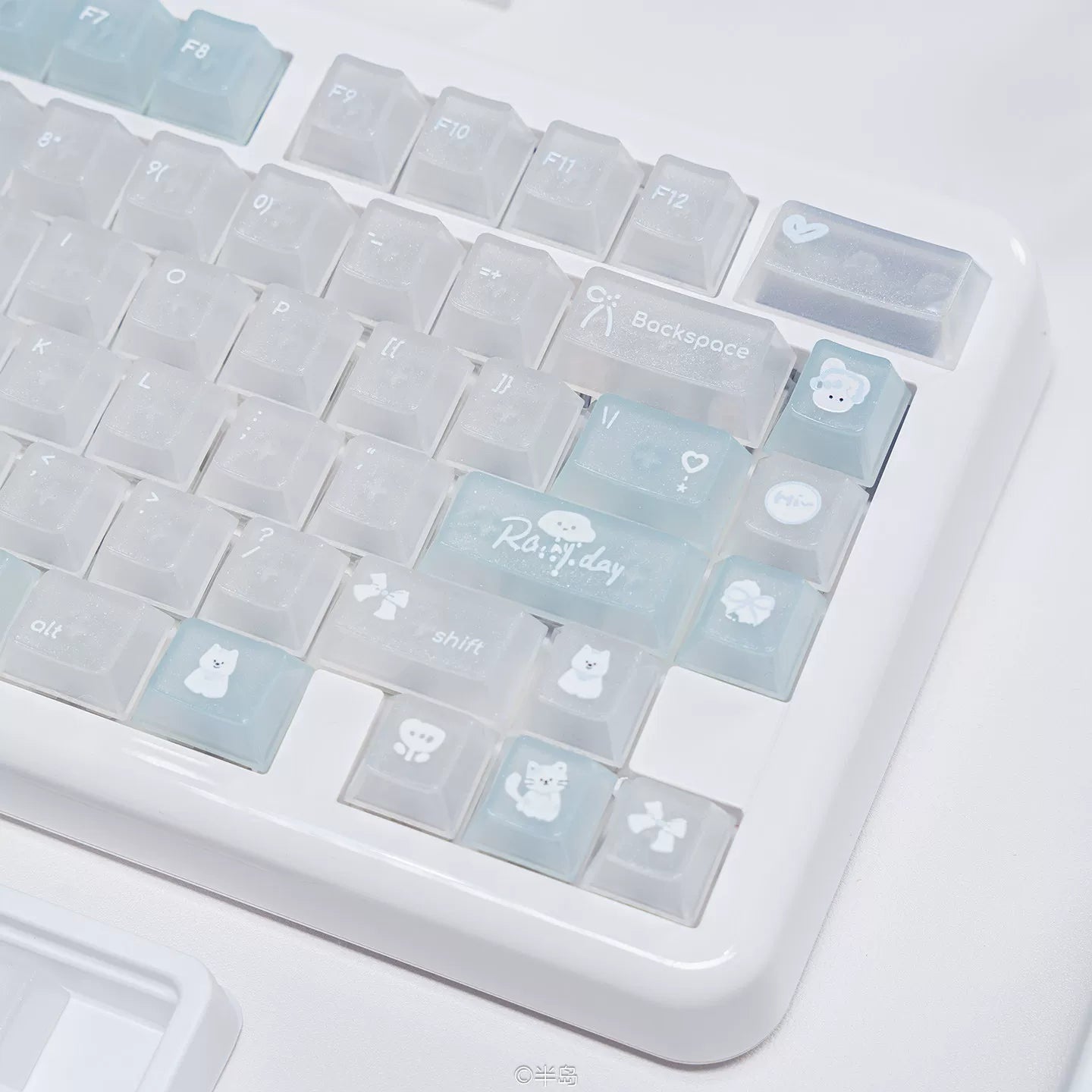 Sparking Water Key Cap Set - Sparkling Finish
