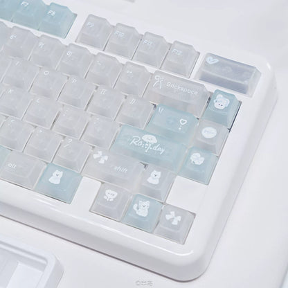 Sparking Water Key Cap Set - Sparkling Finish