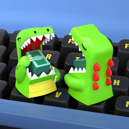 Money Crocodile Artisan Key Cap