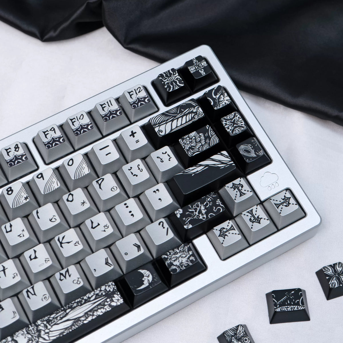 Dark Angel - Metallic Paint Key Cap Set