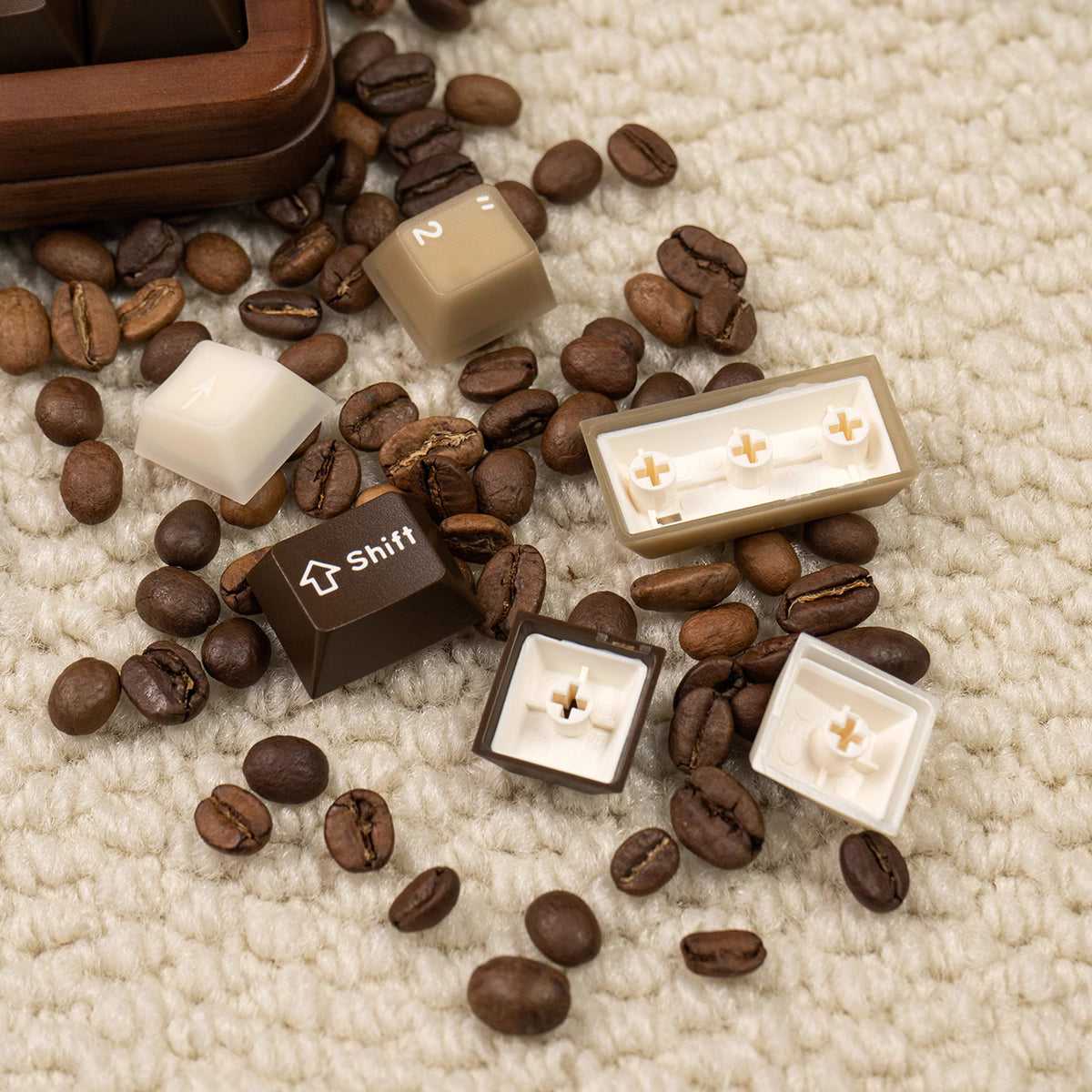 Coconut Latté Key Cap Set | Pre-order Coming Soon