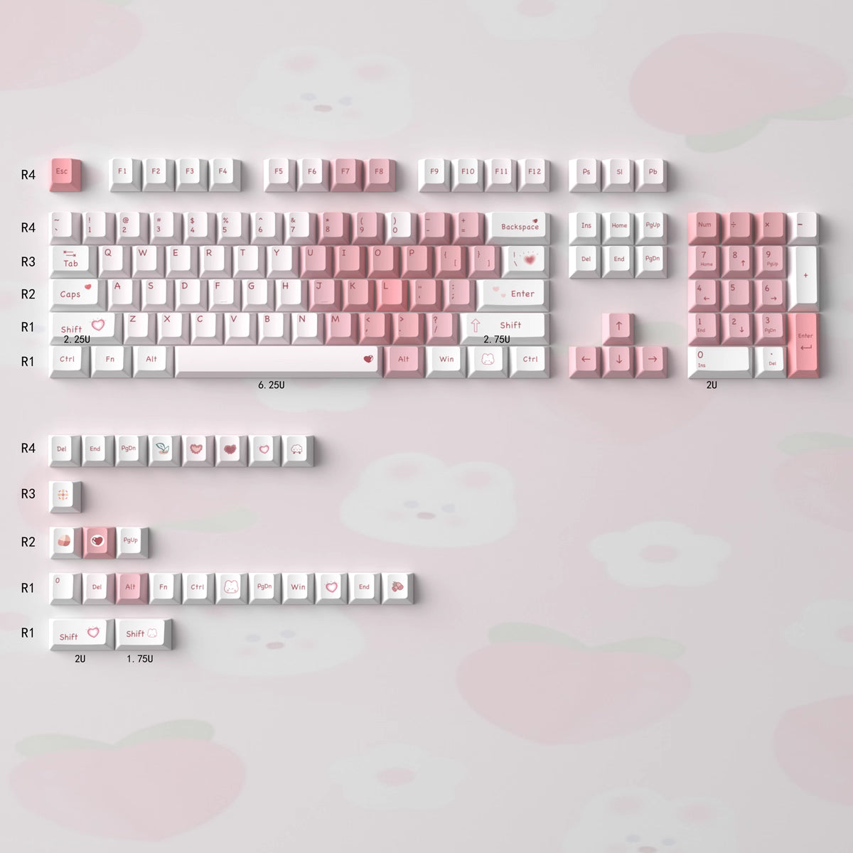 Love you 3000 Key Cap Set | Pre-order Coming Soon