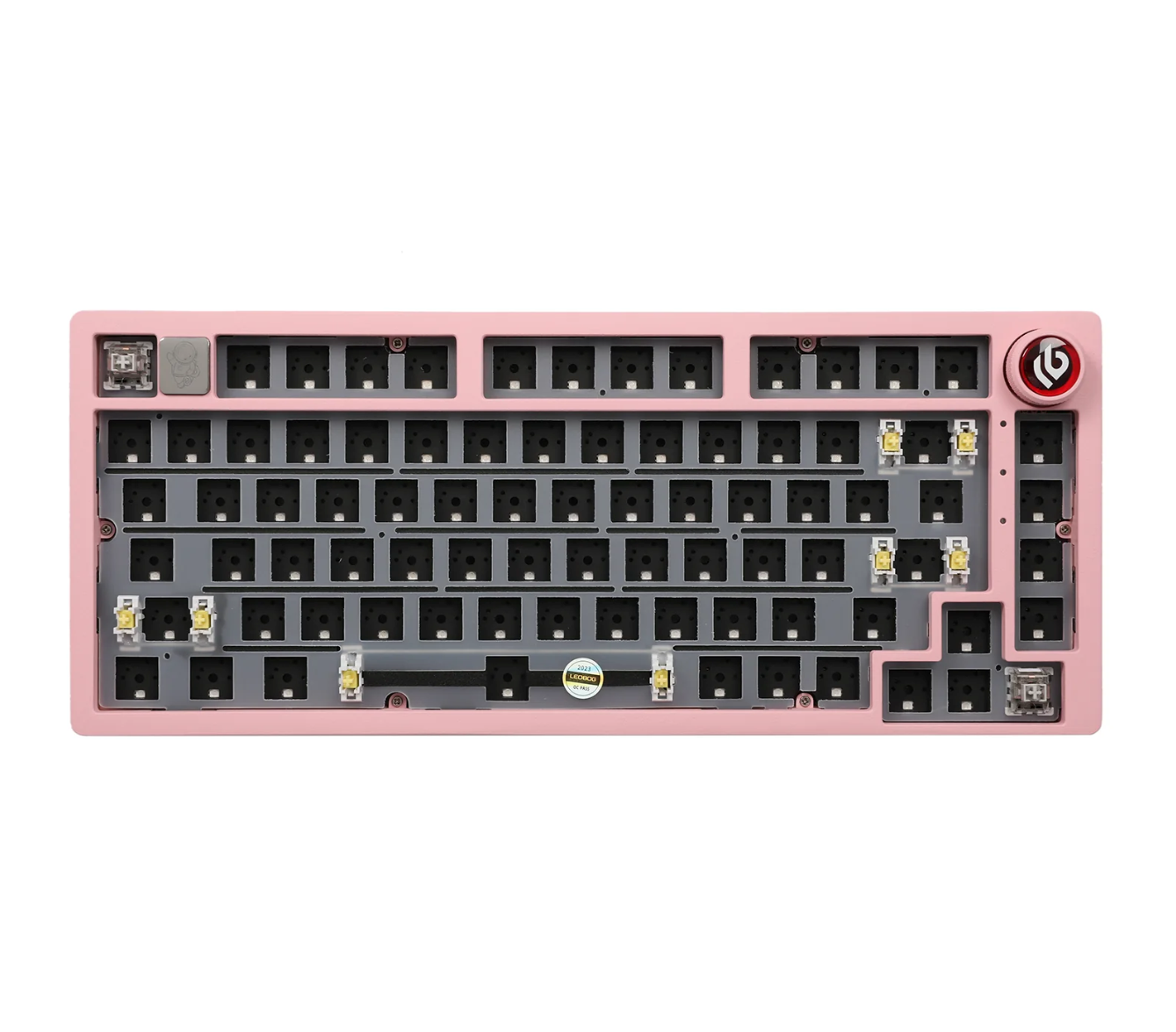 Hi75 Pink | Aluminium Keyboard Barebone