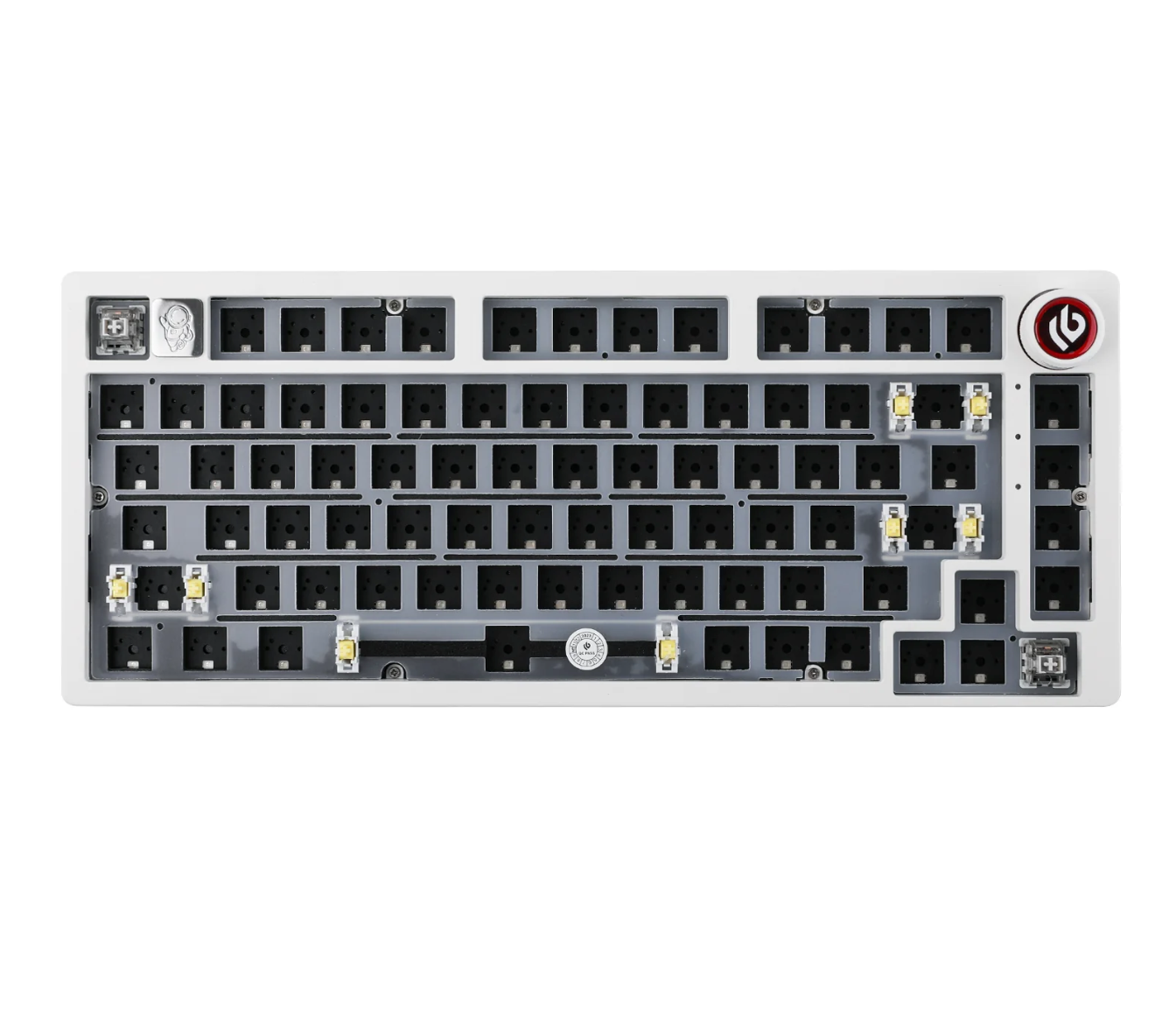 Hi75C White | Aluminium Keyboard Barebone