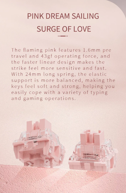 TTC Flaming Pink Switch