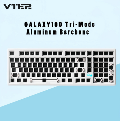 VTER Galaxy100 White Mechanical Keyboard Barebone
