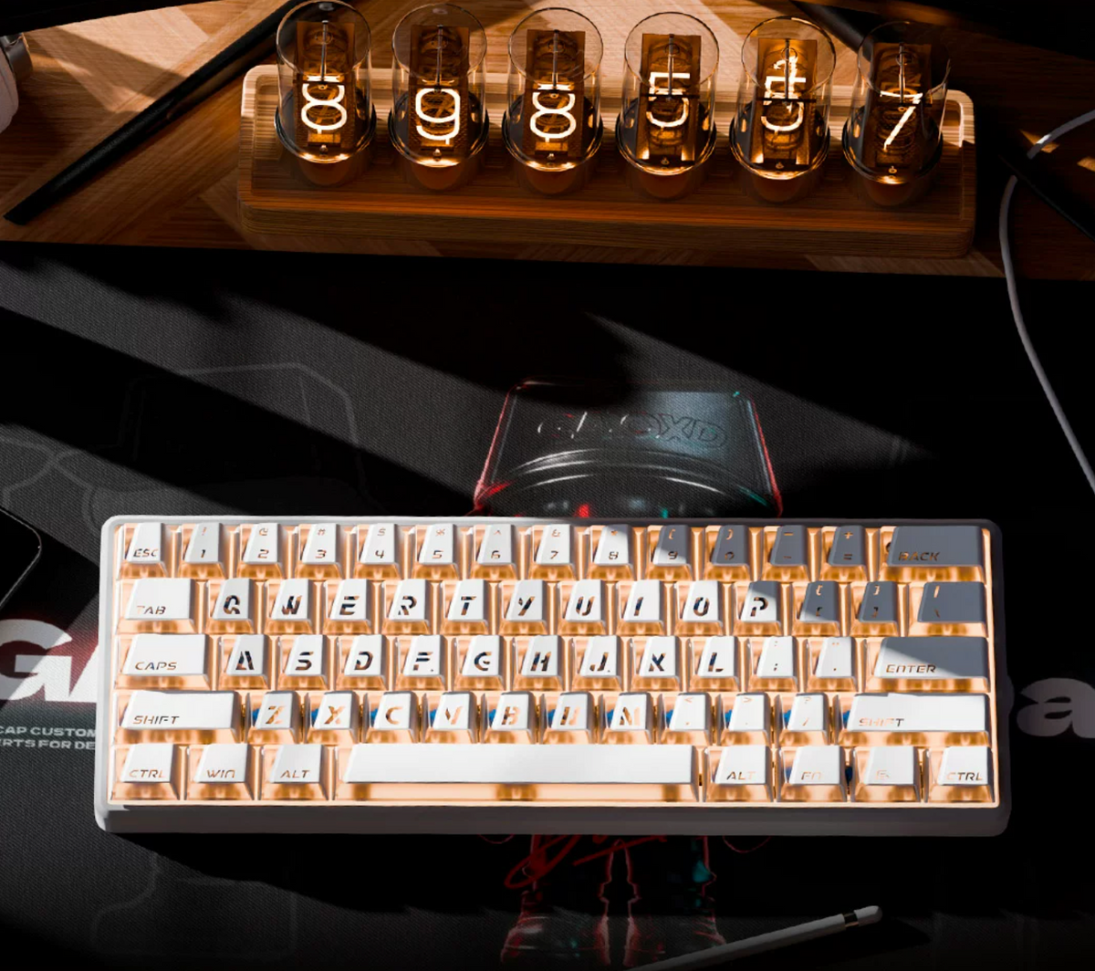 XVX White Prism Key Cap Set