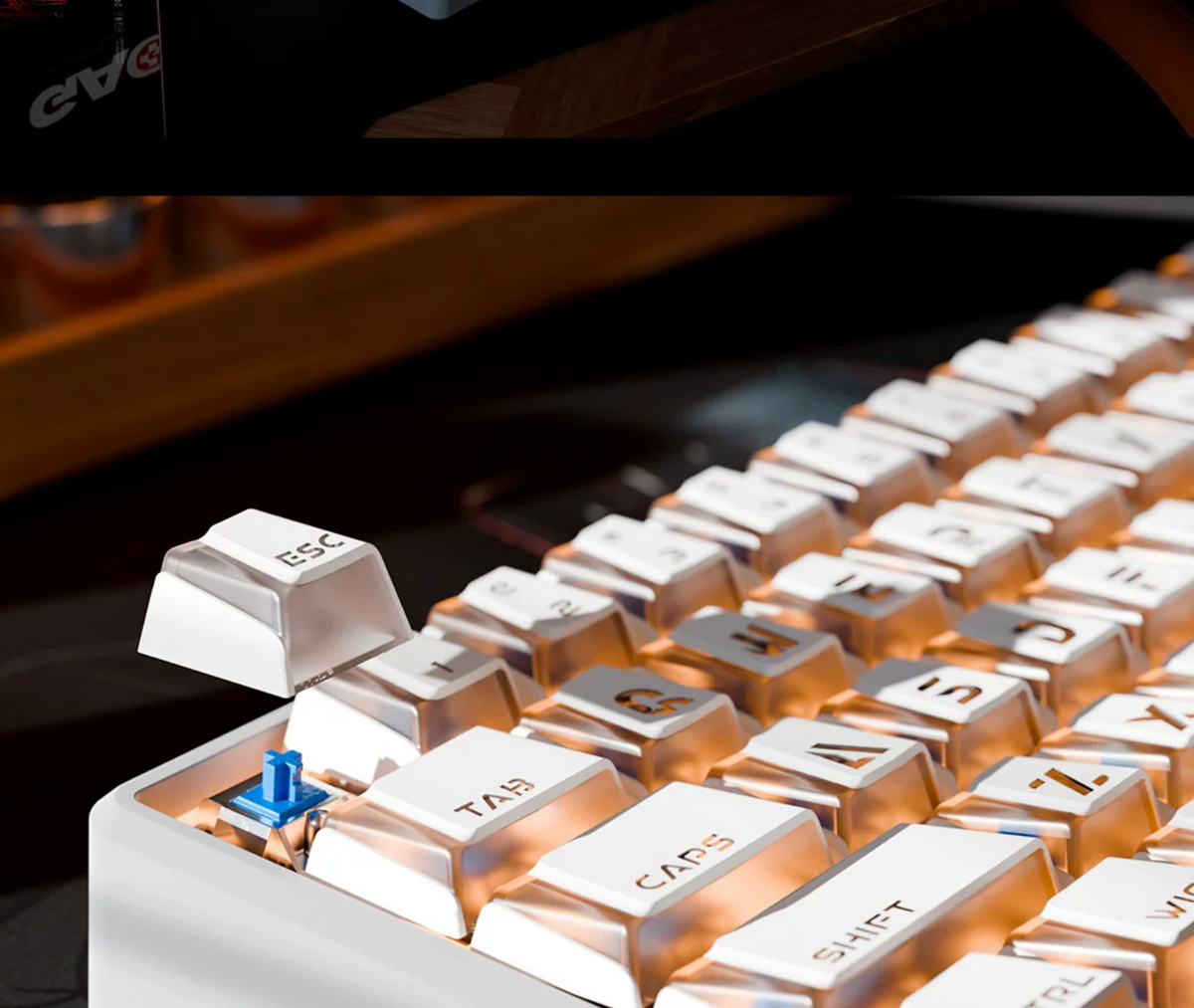 XVX White Prism Key Cap Set
