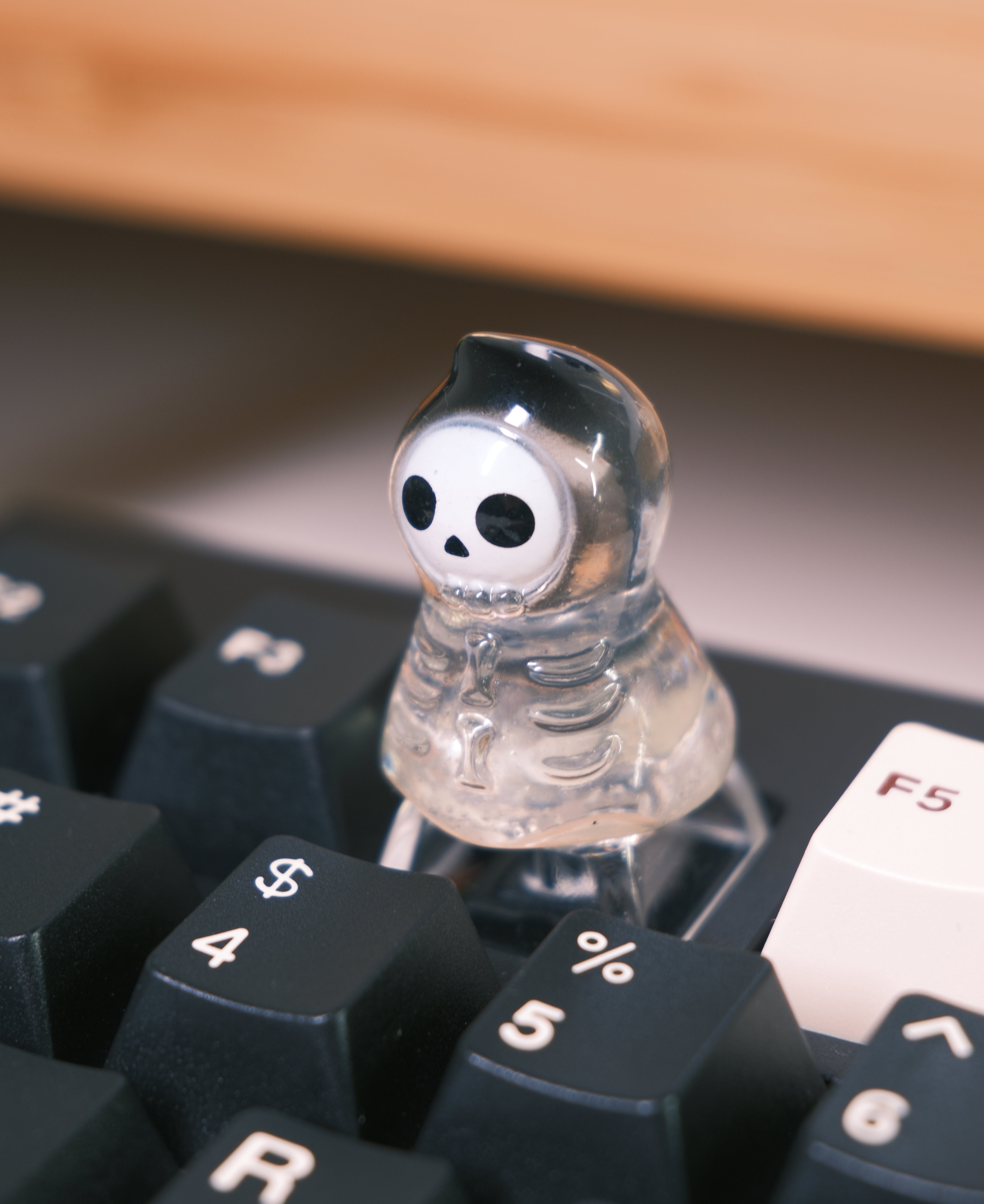Transparent Skull Artisan Key Cap