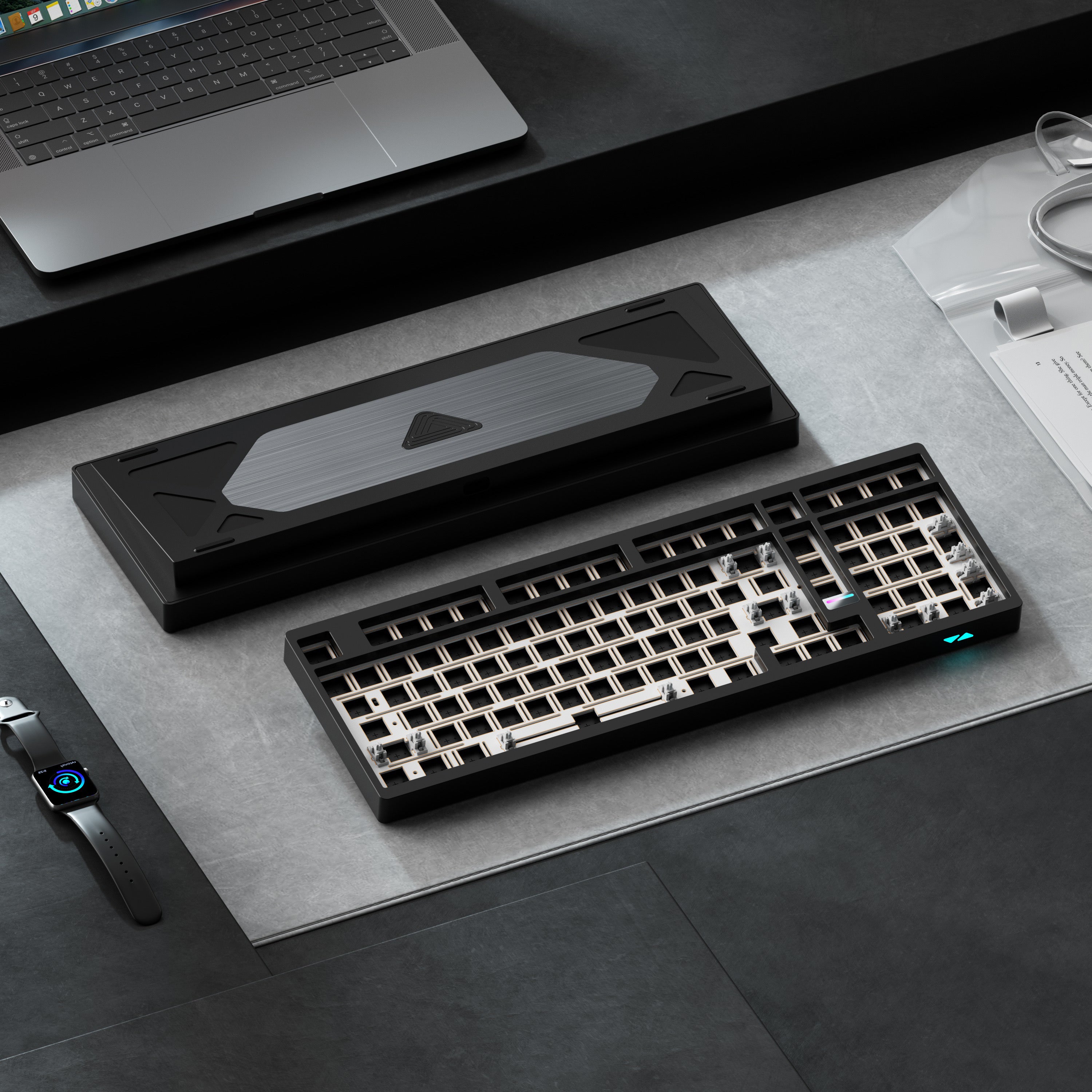 Weikav MAX102 メカニカル/カスタムキーボード(ベアボーン) Weikav Max102 Black Mechanical Keyboard Barebone – Soulmie Keys