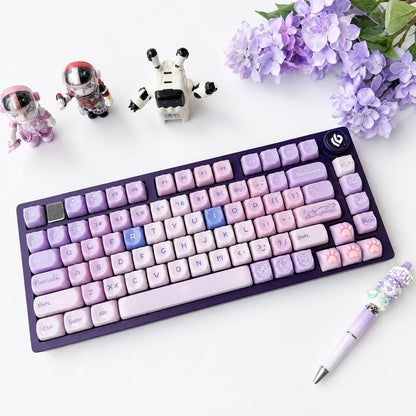 Hi75c Purple | Marie Cat Mechanical Keyboard