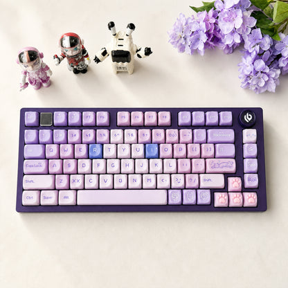 Hi75c Purple | Marie Cat Mechanical Keyboard